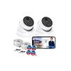 Authorized Swann Security Camera 4K 8 Million Pixels Infrared Night Vision Function DVR Dome Type IP66 Suitable Security Camera for Expansion Set of 2