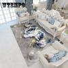 Большой размер Гостиная 3D ковры прямоугольные коврики цветочный коврик диван журнальный столик коврик спальня кабинет
