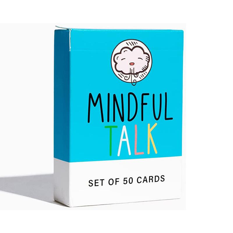 Mindful Talk for Kids - Mindfulness Conversation Cards for Children, Emotional Intelligence Game, Family Bonding Activity