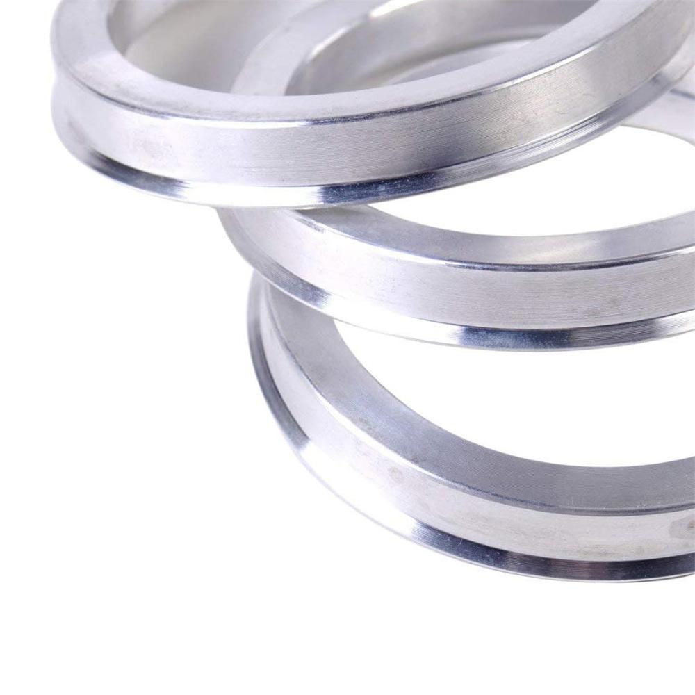 4 шт. 72,6 мм на 56,1 мм Кольца центровки ступицы автомобиля из алюминиевого сплава Проставка для посадочного отверстия колеса