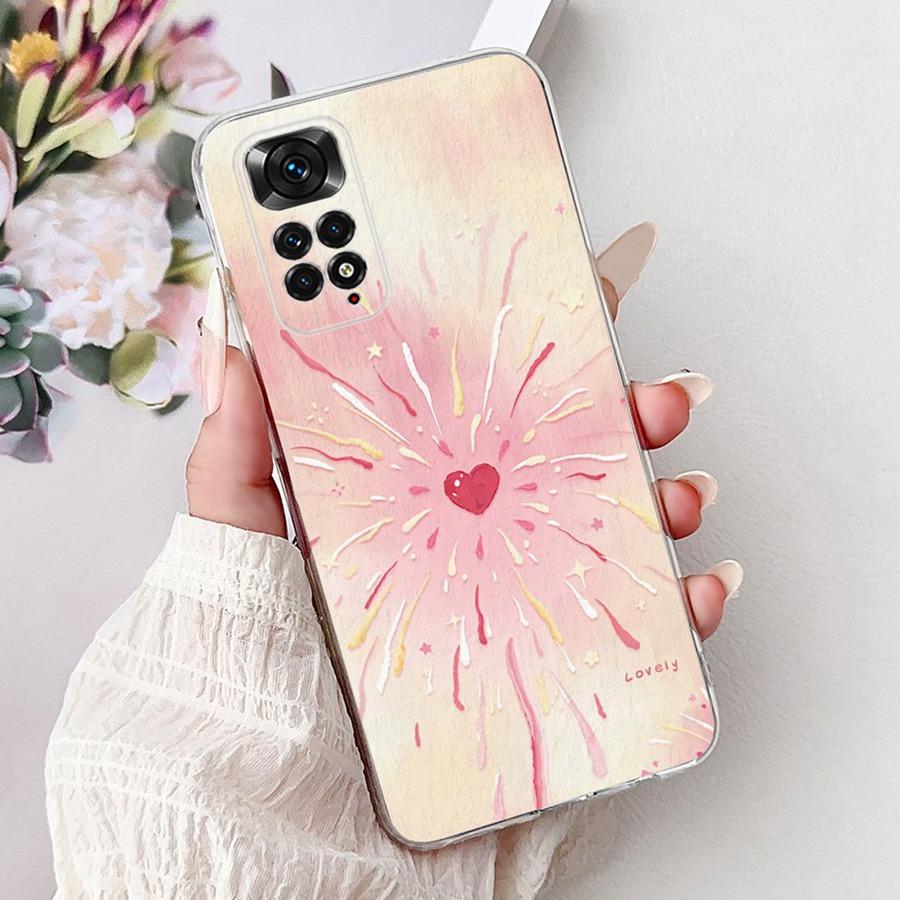 Чехол для телефона Xiaomi Redmi Note 11 Pro 11S 4G, роскошная окрашенная ТПУ крышка для Redmi Note11 4G Global, мягкий силиконовый Fundas Capa