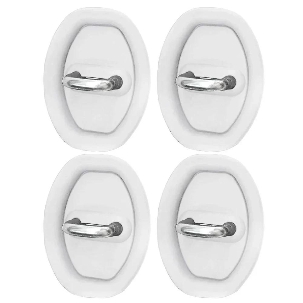 4 шт. Универсальная амортизирующая силиконовая подушка для закрывания двери автомобиля, бесшумный амортизатор, защитные накладки, аксессуары для дверного замка автомобиля