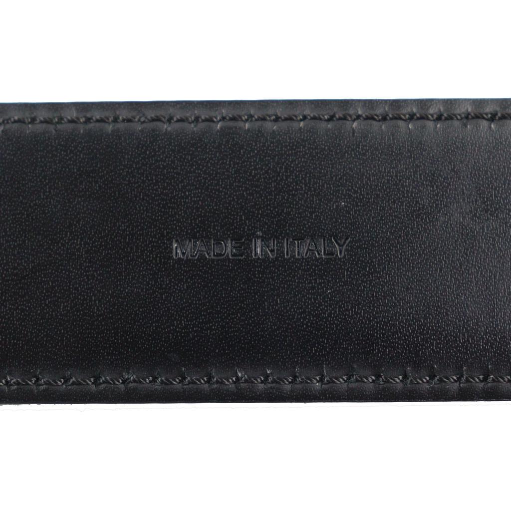 Отличный ремень BERLUTI каллиграфия Темно-коричневый черный кожаный мужской Б/у