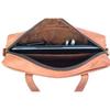 Goat Leather Office Briefcase Messenger Bag 15 In Laptop Satchel Shoulder Bags