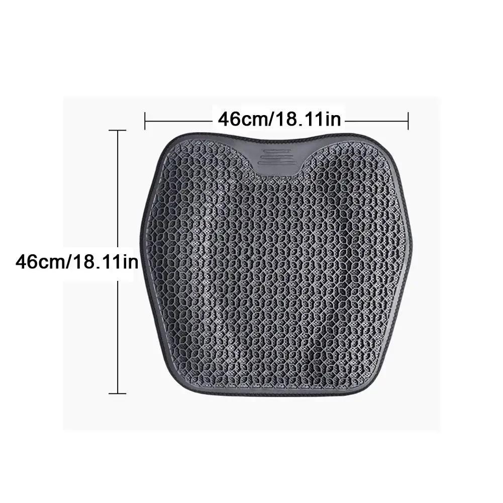 Summer Gel Car Seat Cushion Car Gel Cooling Seat Cushion 3D Honeycomb Cool Ice Silk Car Home Chair Cushion Ventilation