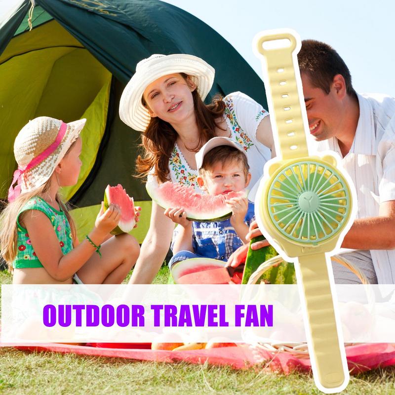 Креативный наручный вентилятор персональный для студентов детей портативный часы маленький вентилятор охладитель воздуха охлаждающий инструмент мини карманный мультяшный вентилятор