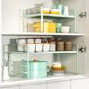 Telescopic Kitchen Storage Rack Layered Shelf Cupboard Sink Dishes Condiment Counter Storage Microwave Shelf Kitchen Organizer