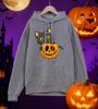 Halloween Cute Cat And Pumpkin Printing Hoodies Male Loose Pocket Pullovers Fleece Fashion Hoody Autumn Comfortable Sportswear
