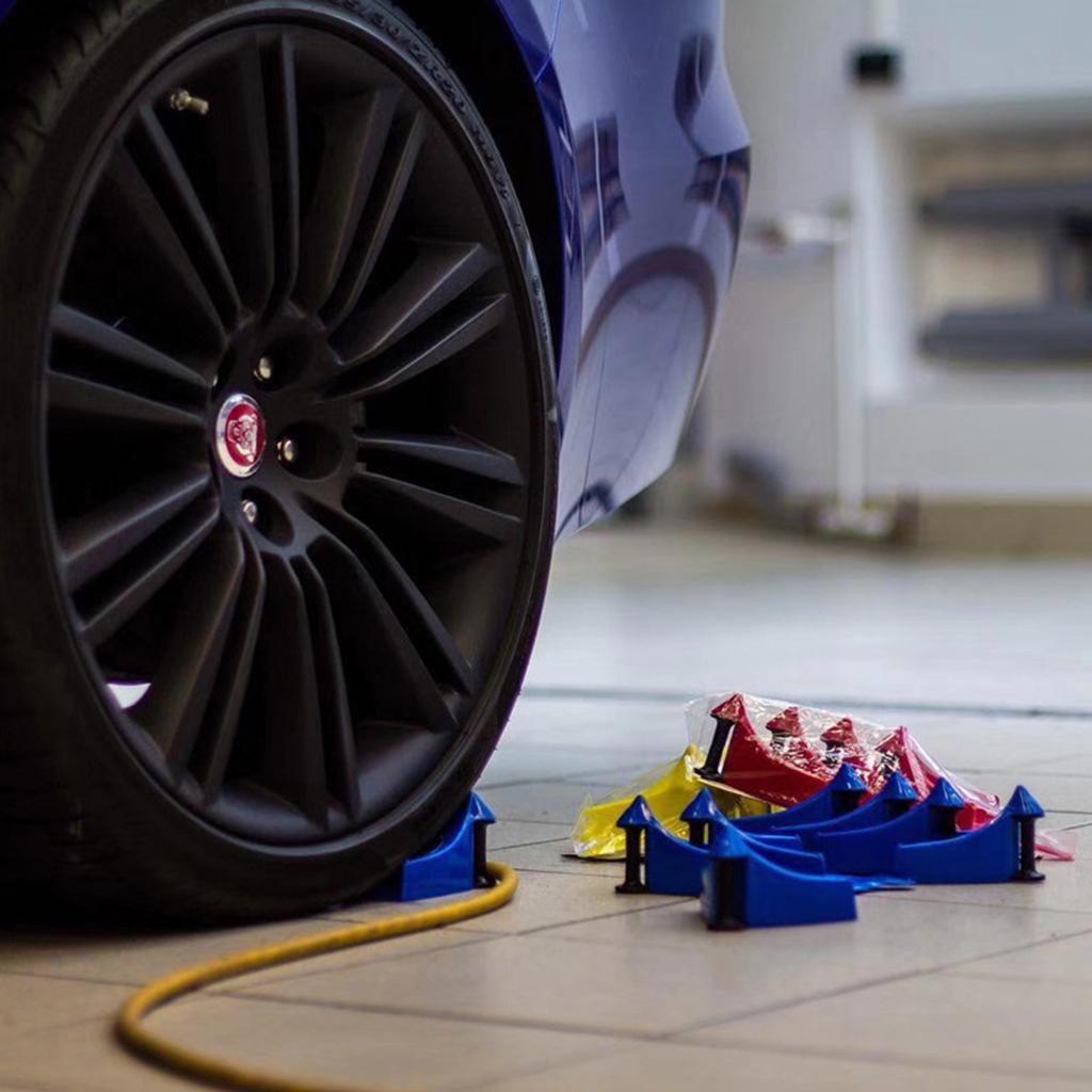 Направляющая для шланга для инструмента для мойки автомобиля Пластиковый шланг для мойки автомобиля Предотвращает застревание шланга под колесами Автомобильные аксессуары