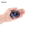 7 Pcs Blue Red Double Swords Metal Dice Solid Polyhedral Dice Set Suitable for Role-Playing RPG  DND Pathfinder Board Game