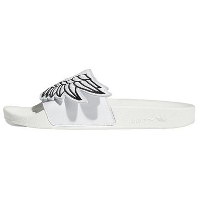 Jeremy Scott x Adilette Wings Slide Monogram Унисекс Кроссовки Белый Облачно-белый Основной черный GY2505