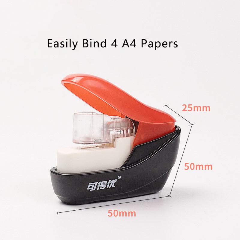 Мини-степлер без гвоздей, простой и легкий степлер для книг, степлер без степлера, офисные переплетные принадлежности, школьные принадлежности
