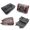 MIMIA Motorcycle Bag, Saddle Bag, Touring Bag, Tool Bag, Wallet, Small Item Pouch, Waterproof (Brown Set of 2)