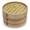 Steamer Authentic Chinese Diameter 27x Height 21cm Wood Bamboo Steamer Current Model J-kitchens 2-tier &