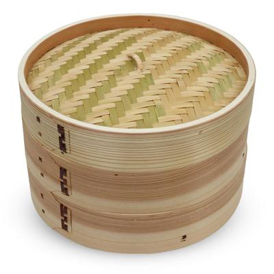 Пароварка настоящая китайская Диаметр 27x Высота 21 см Пароварка из дерева и бамбука Текущая модель J-kitchens 2-уровневая и