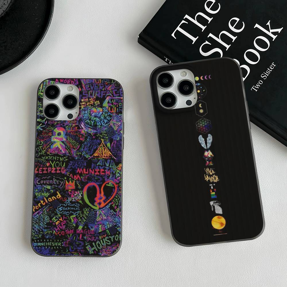 Чехол для телефона Coldplay Band Moon Music для iPhone 17 16 15 14 Plus 11 12 13 Pro Max Ударопрочная защита Мягкая задняя крышка