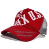 AVIREX Mesh Cap AX3900 English Logo Hat Cap Avirex (Red)