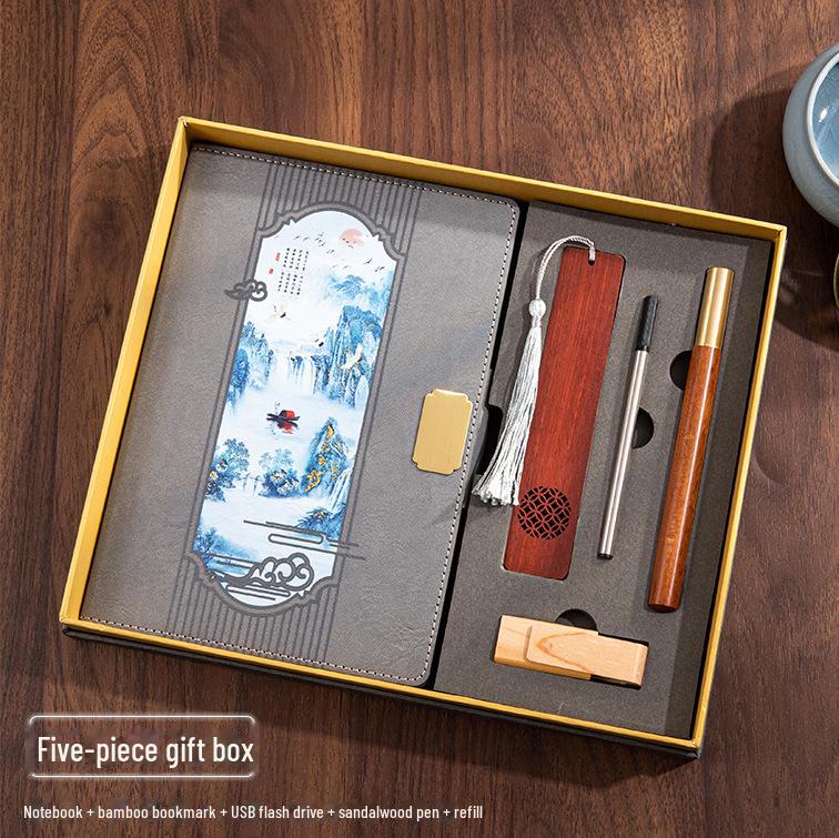 Подарочный набор из креативных деловых блокнотов 2025 года с магнитной застежкой