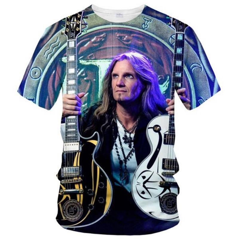 Горячая Распродажа Whitesnake Мужская/женская модная тонкая футболка с 3D-принтом Футболка Повседневная верхняя детская одежда Большие размеры 100-6XL Oversize