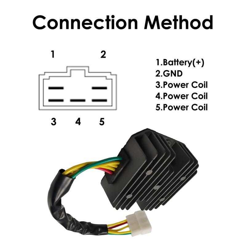 Voltage Regulator Rectifier Fit For Suzuki Dr650 For Linhai 260cc 300cc Atv For Linhai 260 Touring Scooter