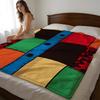 Throw High-Density Short Plush Blanket For Sofa Nap Air-Conditioned Room Soft Skin-Friendly Hot Harry Styles Singer