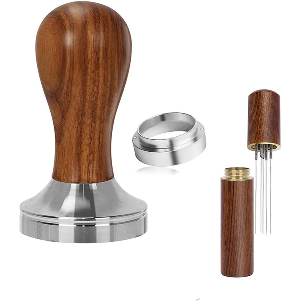 Versatile Coffee Press Coffee Tamper Coffee Needle Stirrer Coffee Dosing Rings Coffee Tool Perfect Gift for Coffee Lover
