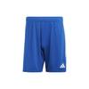 SS23 Striped Logo Print Loose Straight Soccer Shorts Men Bottoms Blue IB8084