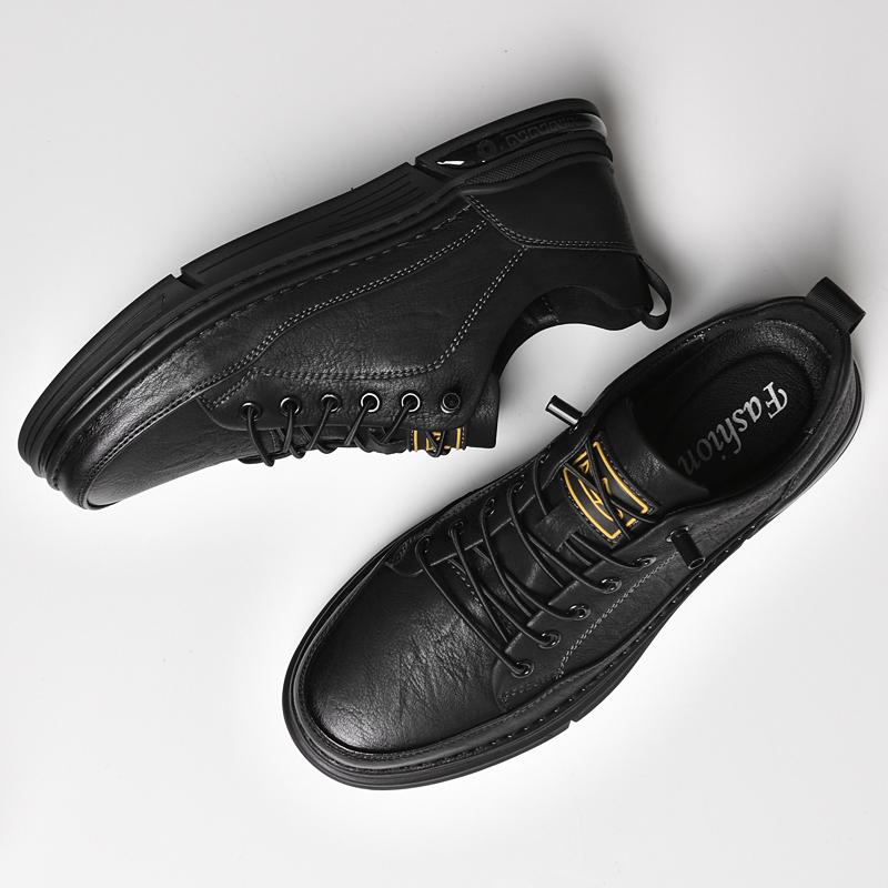 Genuine Leather Casual Men Shoes Fashion Design Sneakers Male Comfortable Oxford Shoes Hot Sale Driving Board Footwear Trainers