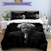 3pcs Evan Peters2 pattern bedding set duvet cover set includes duvet cover &pillowcases, perfect all season bedroom decoration & gift
