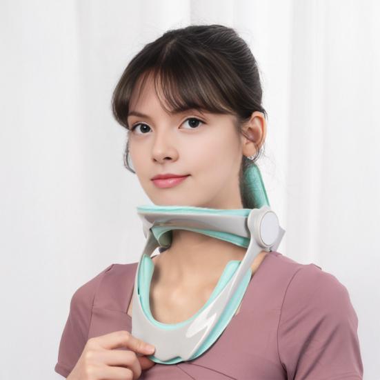 Adjustable Cervical Traction Device Neck Support Brace Pain Relief Posture Corrector Stretcher Spine Protector for Neck Pain Relief