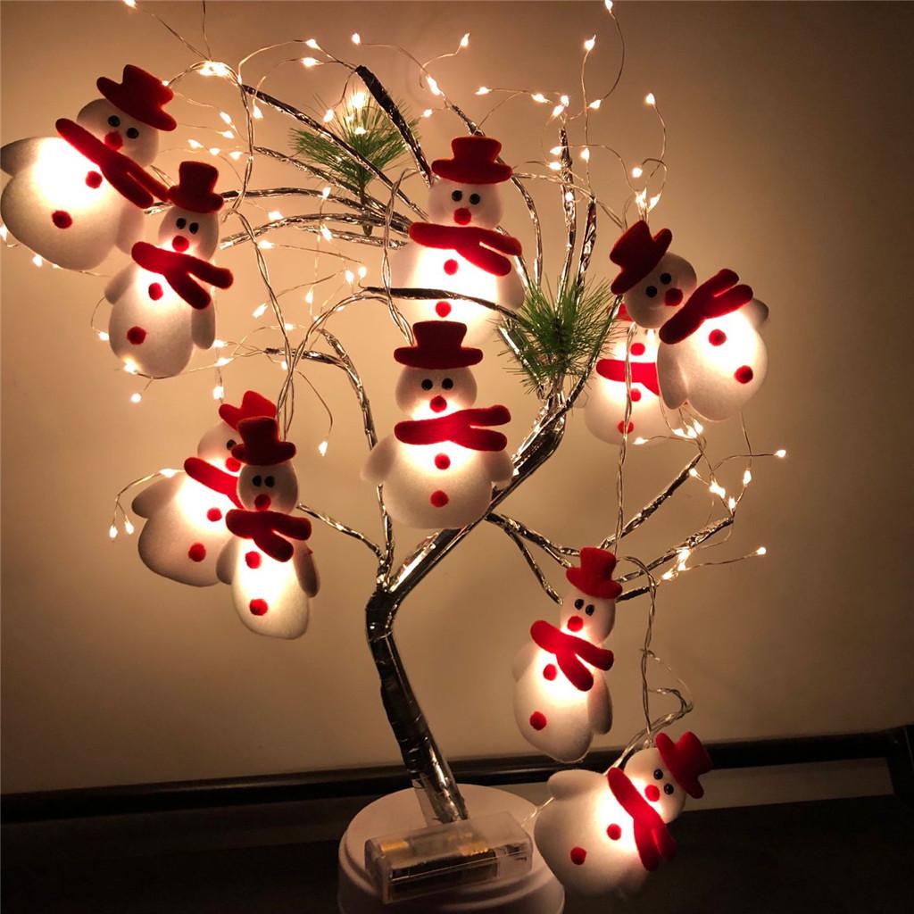 LED Christmas Snowman Strings Christmas Tree Holiday Party Decoration