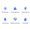 New Home Security Wifi IP Camera 1080P Indoor Surveillance Color Night Vision Camcorder Wireless Video Camera Remote Control Baby Camera
