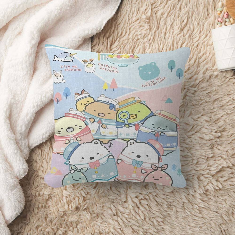 Japan Anime Sumikko Gurashi Pillow Cover Design Cushion Cover Decor Holiday Decorati