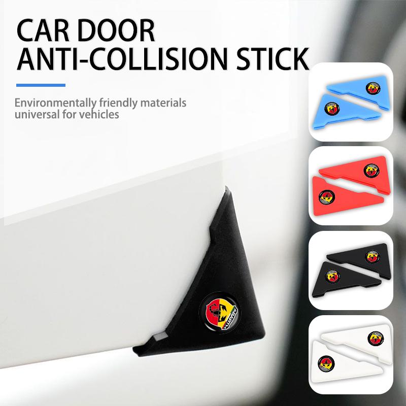 Car Door Corner Protective Anti-Collision Strip Silicon For Abarth Fiat Grande Punto Tipo Stilo Ducato Palio 500x V10