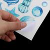 Children's Room Blue Jellyfish Nightlight Decal Sea Animal Wallpaper Glow Stickers Luminous Sticker
