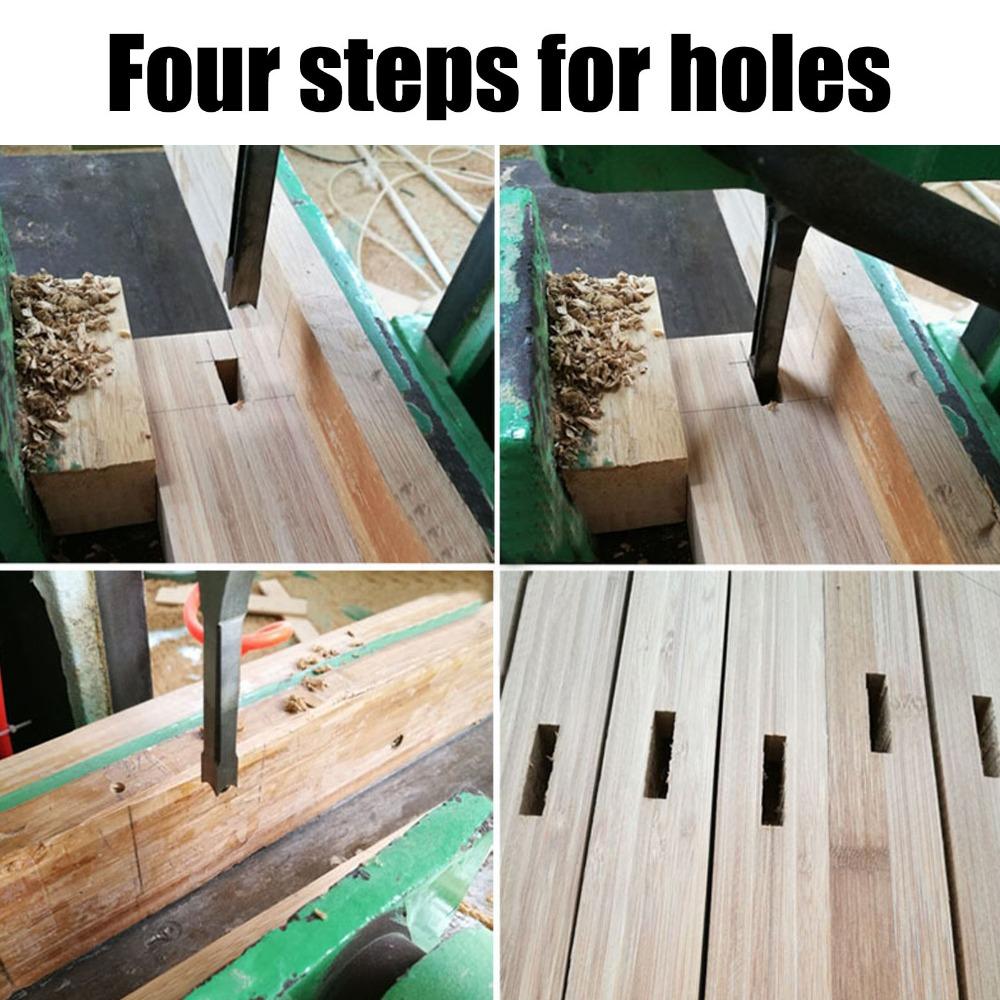 Hollow Design Square Hole Drill Bit Bearing Steel Woodworking Drill Cutter  For Carpentry