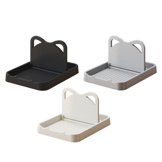 Полка для крышки кастрюли, складная, легко чистящаяся, устойчивая к высоким температурам, многофункциональная, настенная, органайзер для ложек, держатель для лопатки