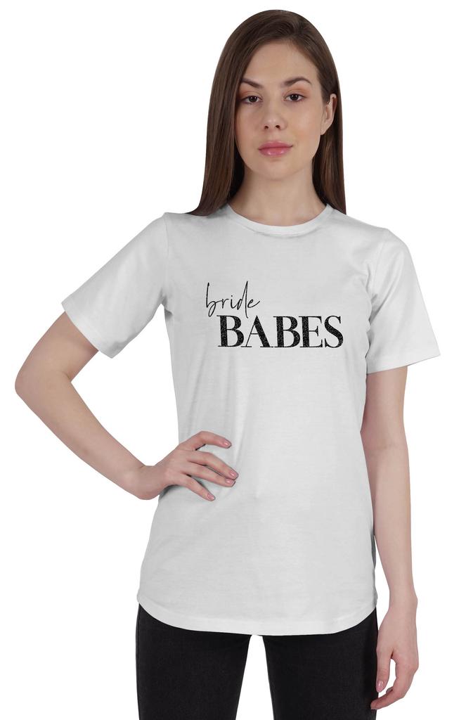 Inkdotpot Футболка Bride Babes Футболки для девичника невесты Свадебные