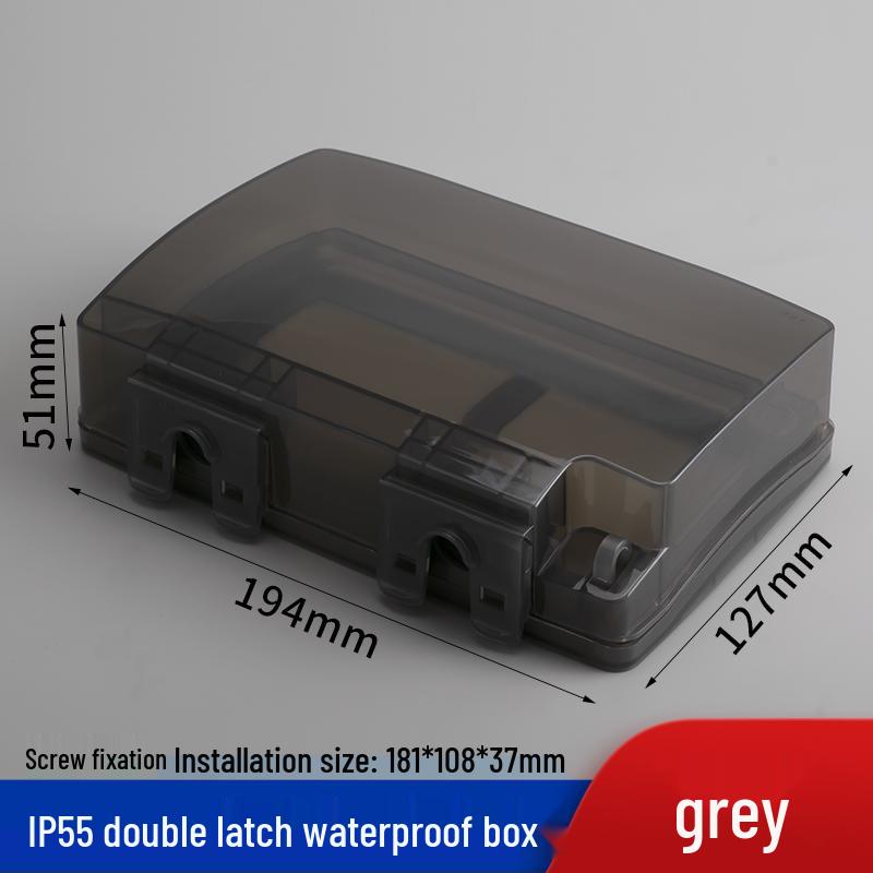 Outdoor Recessed Weatherproof Socket Cover with Screw Installation