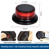 Solar Powered LED Roof Strobe Light Magnet Flash Warning Emergency Light Night Flashing Lamp Car Truck Roof Beacon Police Light