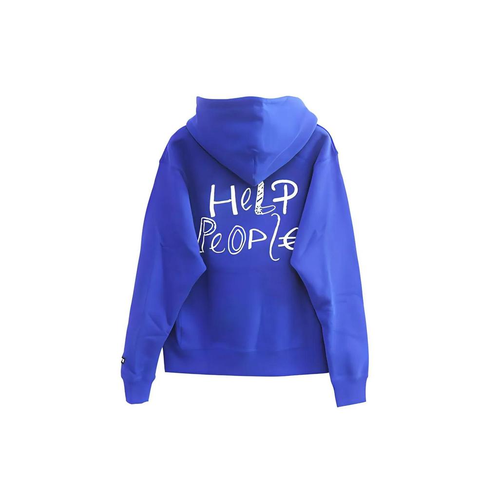 Jordan Sweatshirts Men's Blue Hooded Moderate Straight Fit (Unisex) Sweatshirts CW1121 495