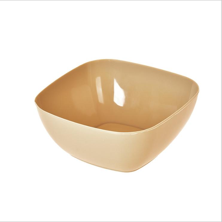 Универсальная квадратная фруктовая тарелка из пищевого пластика, красочная сервировочная миска, конфетница