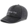 LUOESPAC Vintage Club Washed Ball Cap (Black)
