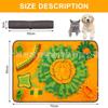Dog Snuffle Mat Toy Mental Stimulation Durable Chew-Resistant Eco-Friendly Machine Washable Portable Indoor Outdoor Use