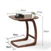 3L Маленький чайный столик Угловой столик из цельного дерева Art Tea Table Разборка и сборка