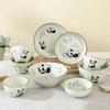 Посуда Panda Ceramics Мультяшная Милая Детская Салатница Завтрак Обед Рисовая Миска Тарелка Домашняя Кухня Фарфор