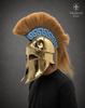 Греческий шлем спартанского воина Носимый костюм для косплея LARP ролевых игр
