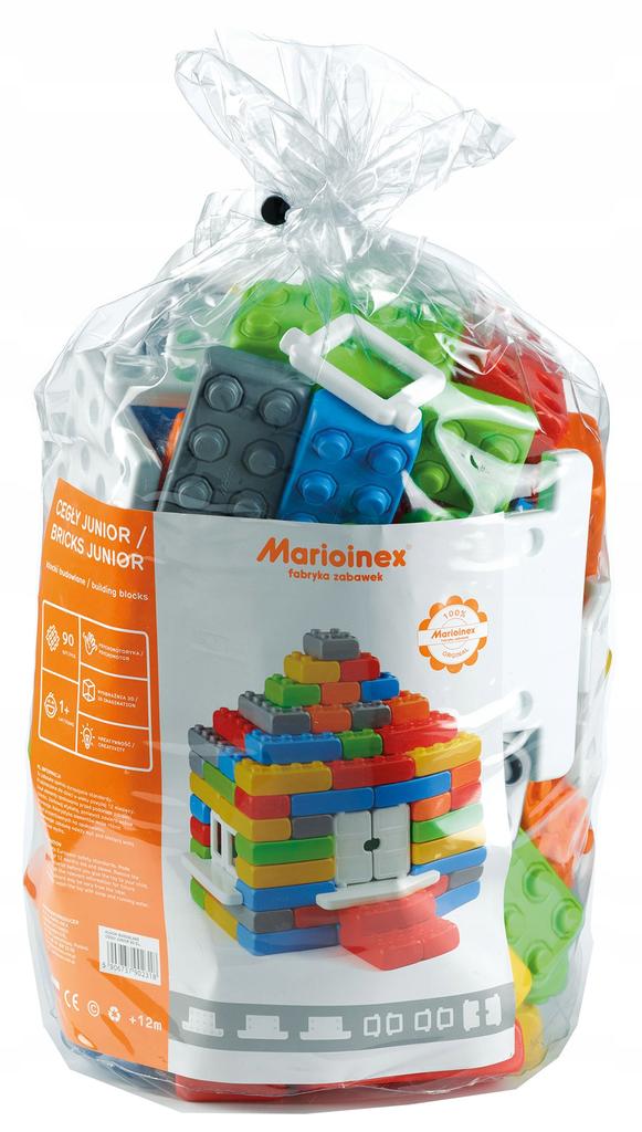 Marioinex Junior 90 Pieces Brick Windows and Doors From 12 Months, 1
