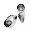 Harley-Davidson Touring Softail Turn Signal Mount Bracket With Front Rear Auxiliary Light Support Black Chrome