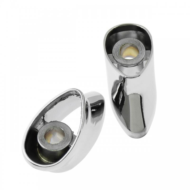 Harley-Davidson Touring Softail Turn Signal Mount Bracket With Front Rear Auxiliary Light Support Black Chrome
